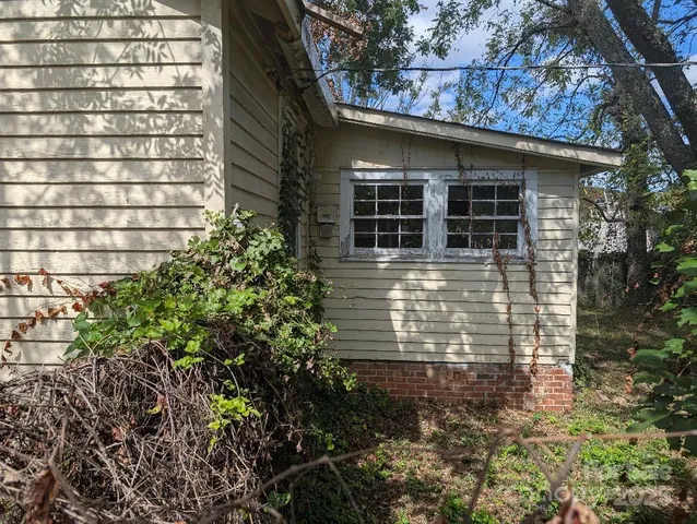 a view of a house with a window