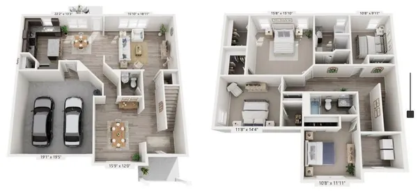 $2,907 | 24 Creekwater Drive, Unit 93B, Acworth, GA 30101