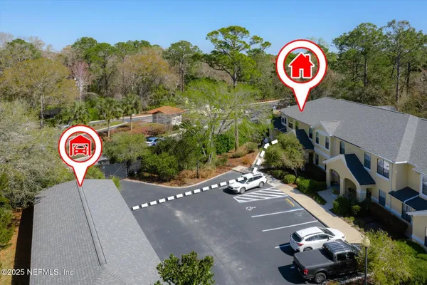 a view of a street with a park