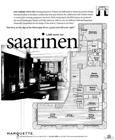 $1,850 | 314 North Broadway, Unit 1506, St. Louis, MO 63102