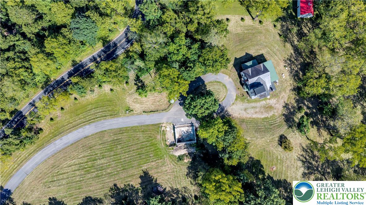 384 Henry Road Nazareth, PA 18064 - Photo 8 of 54 Dense woodlands surround this secluded estate with its winding paved driveway.