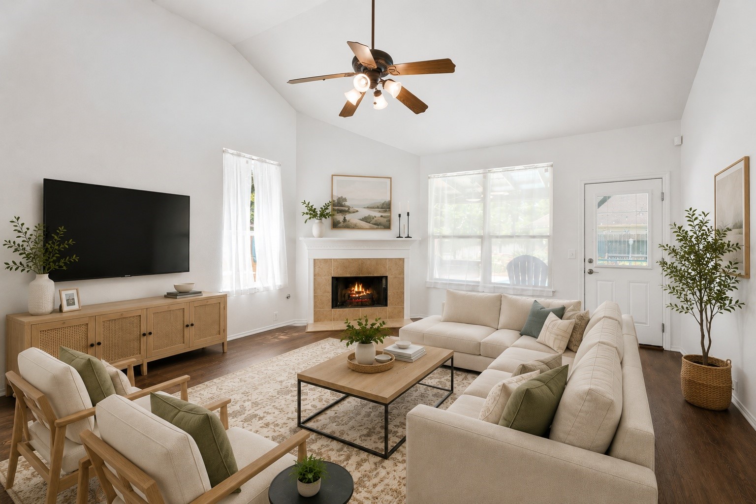 3530 Azalea Sands Drive Spring, TX 77386 - Photo 10 of 34 Digitally staged family room.