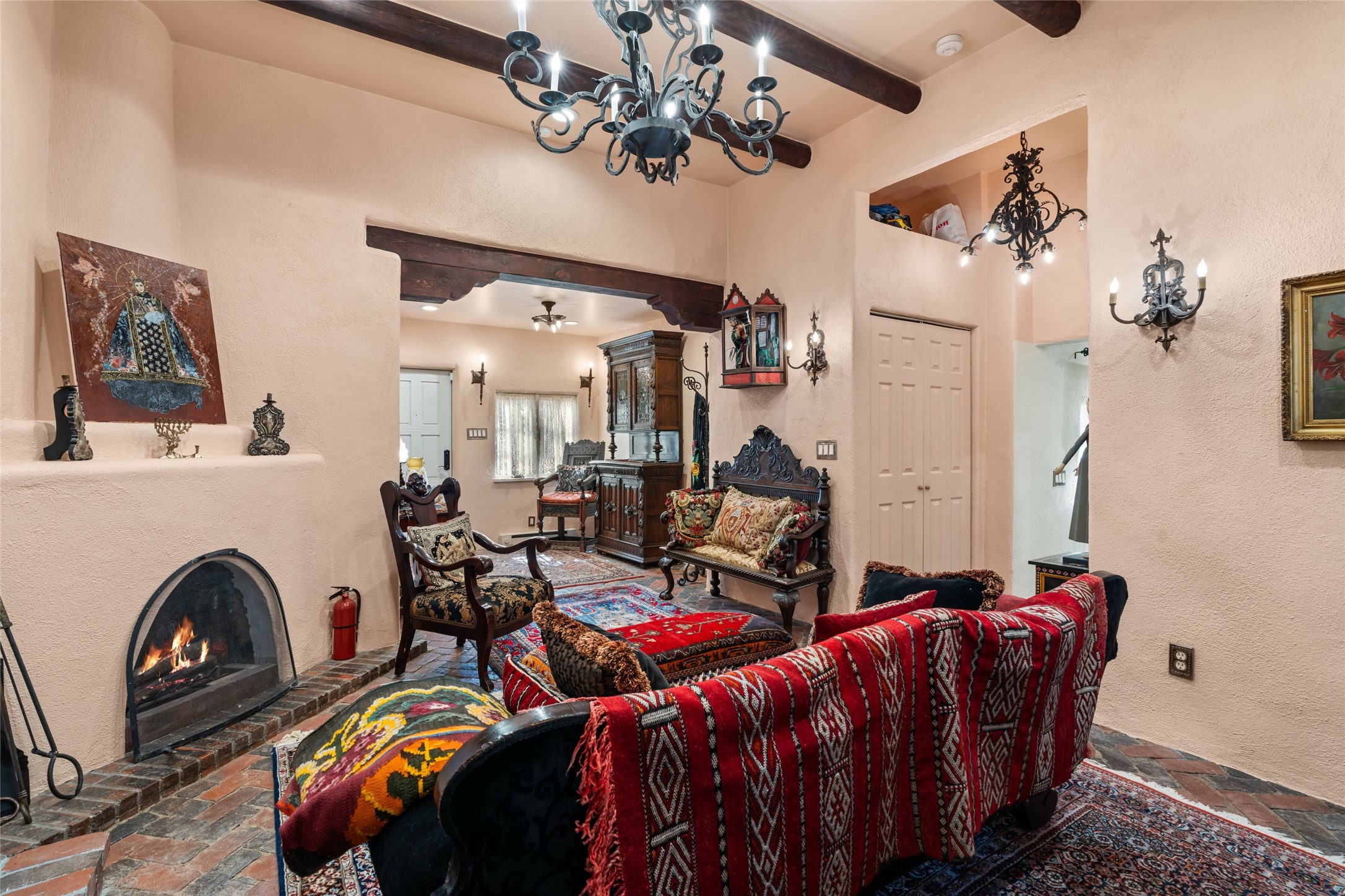 224 Artist Road, Unit 1 Santa Fe, NM 87501 - Photo 1 of 22 Living Room & Entry Hall
