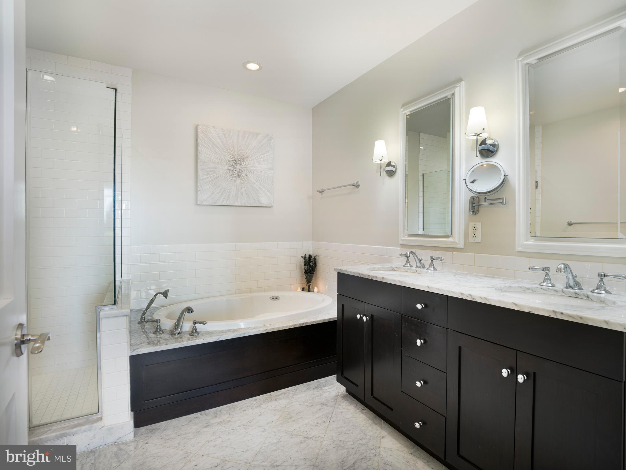 133 Iron Works Way, Unit A Wayne, PA 19087 - Photo 22 of 36 Primary Bath with double sinks