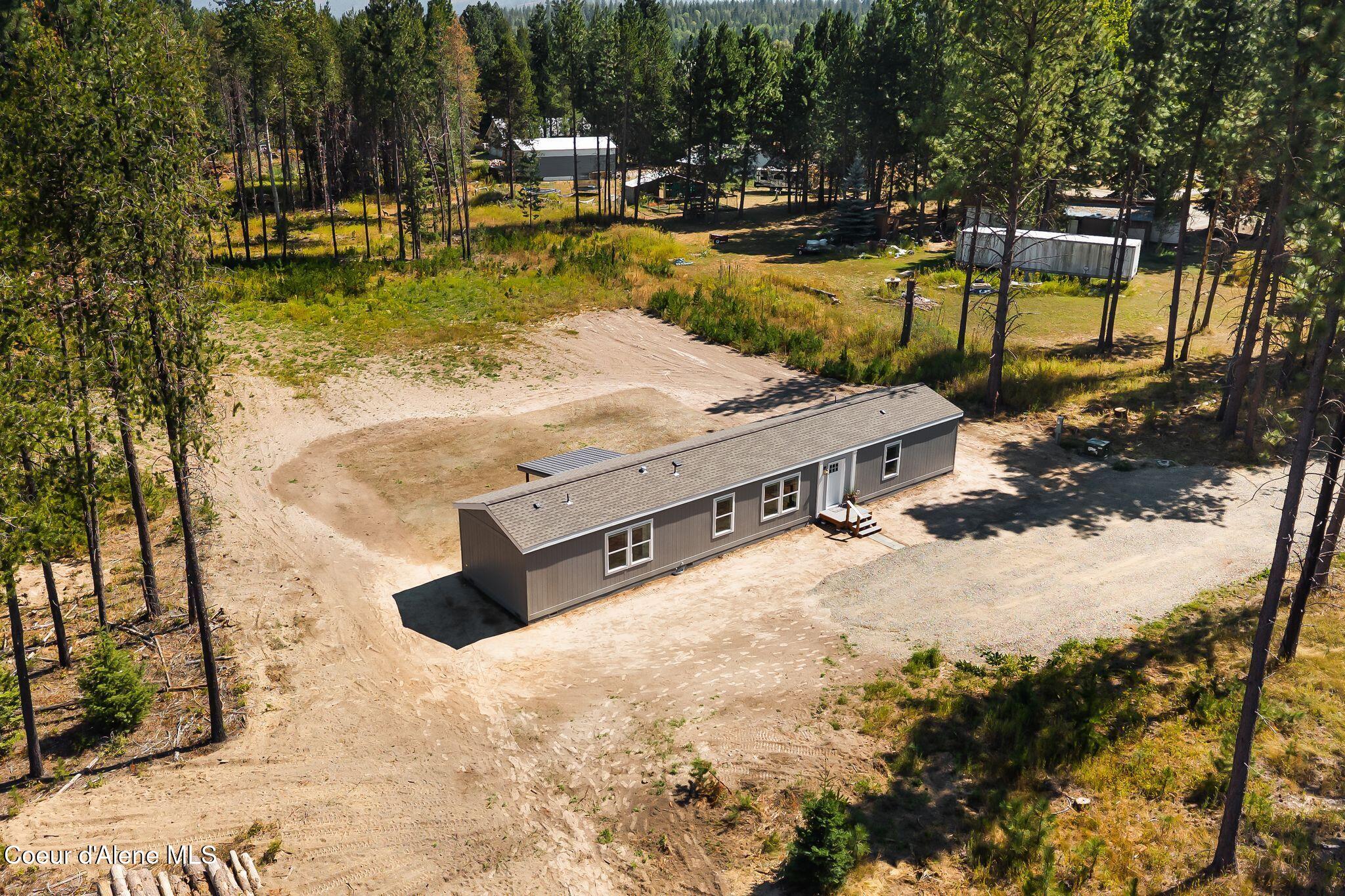 195 Davis Road Sagle, ID 83860 - Photo 31 of 47 30 Aerial of Home