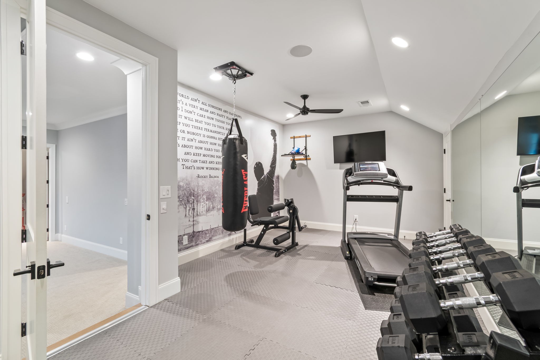 6304 Percheron Lane Arrington, TN 37014 - Photo 34 of 52 a view of a room with gym equipment