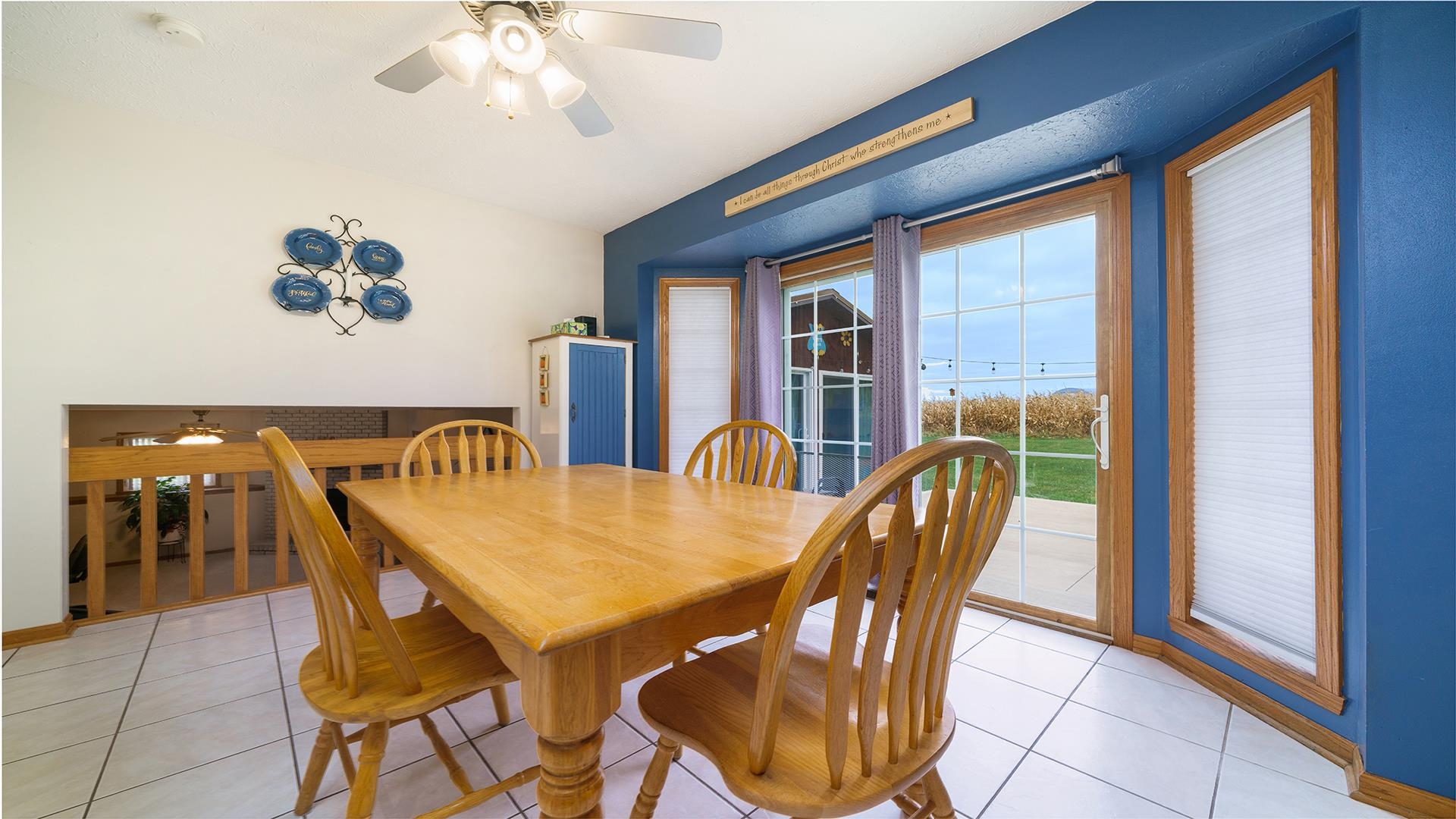 13116 Springhill Drive Winnebago, IL 61088 - Photo 16 of 50 a view of a dining room with furniture and chandelier