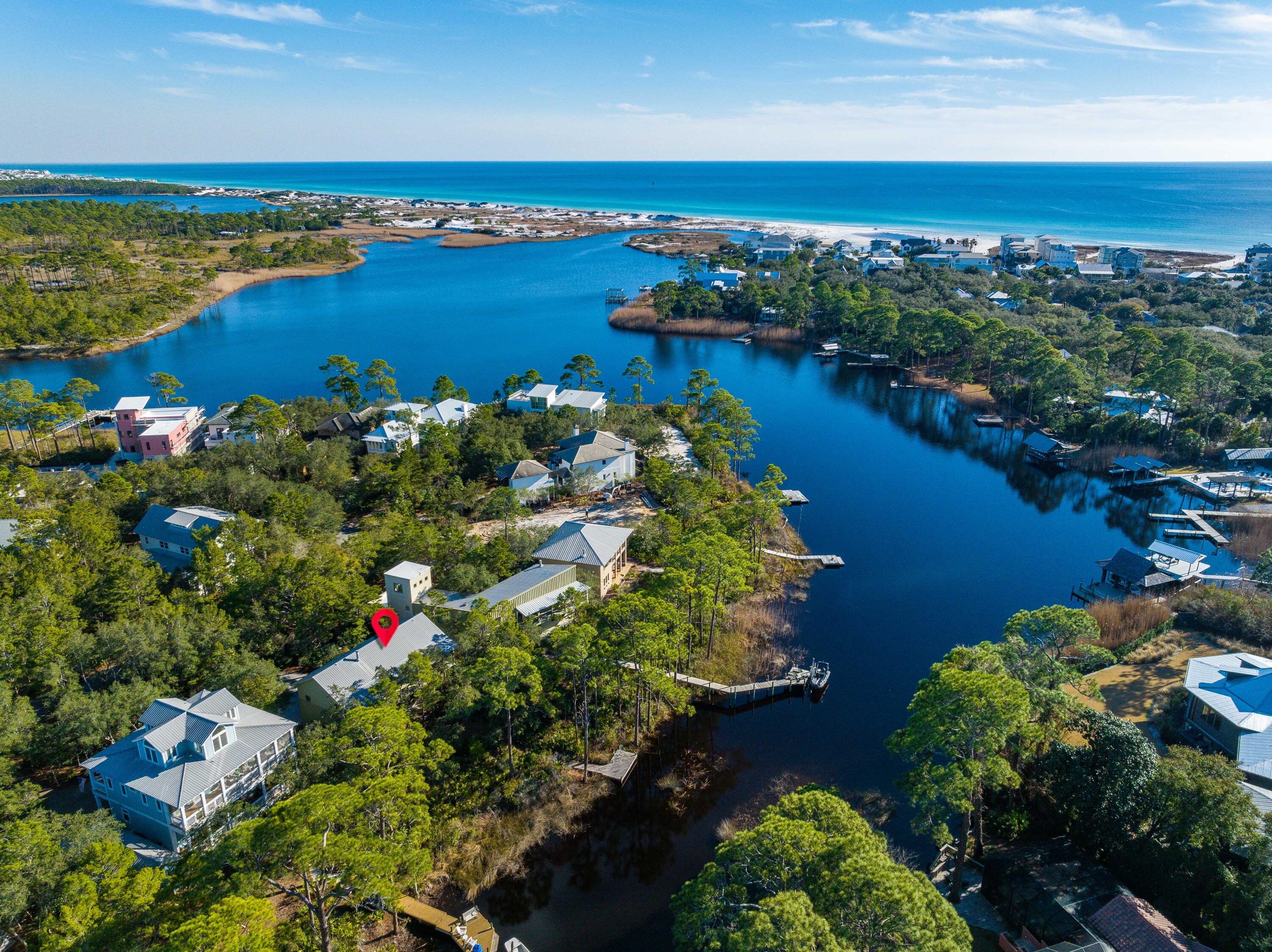 285 Wilderness Way Santa Rosa Beach, FL 32459 - Photo 3 of 69 285 Wilderness Way Aerial Marked-6