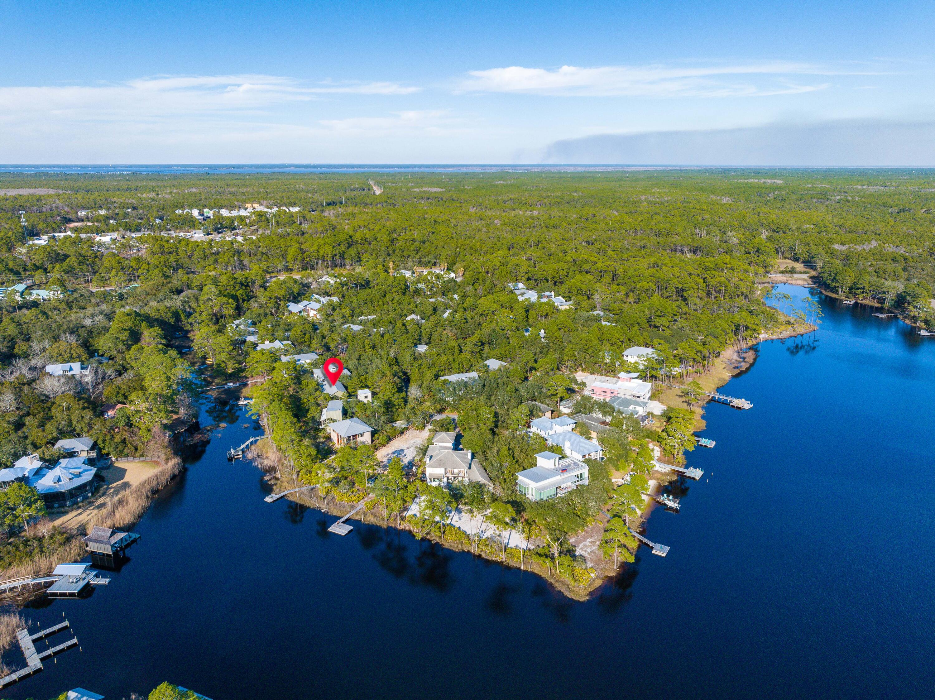 285 Wilderness Way Santa Rosa Beach, FL 32459 - Photo 6 of 69 285 Wilderness Way Aerial Marked-12