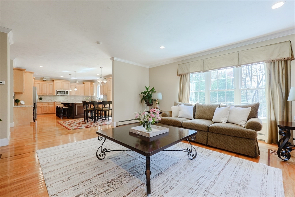 4 Berkeley Drive Walpole, MA 02081 - Photo 9 of 42 a living room with furniture and a wooden floor