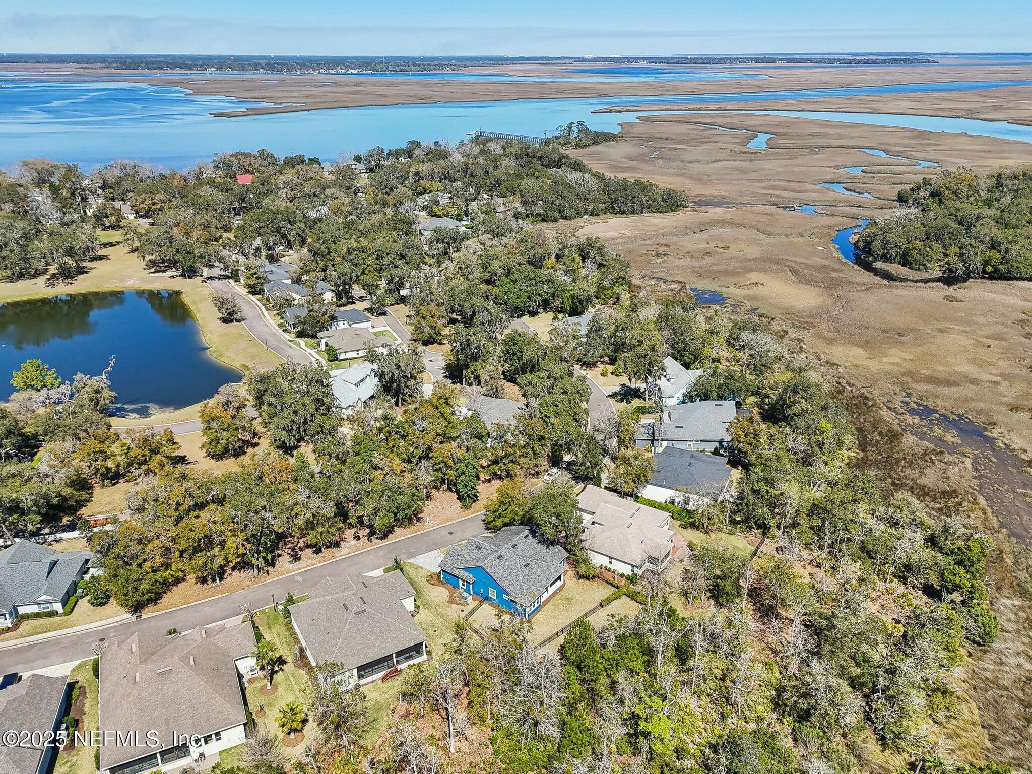 29138 Grandview Manor Yulee, FL 32097 - Photo 57 of 59 Aerial View to Marsh and River