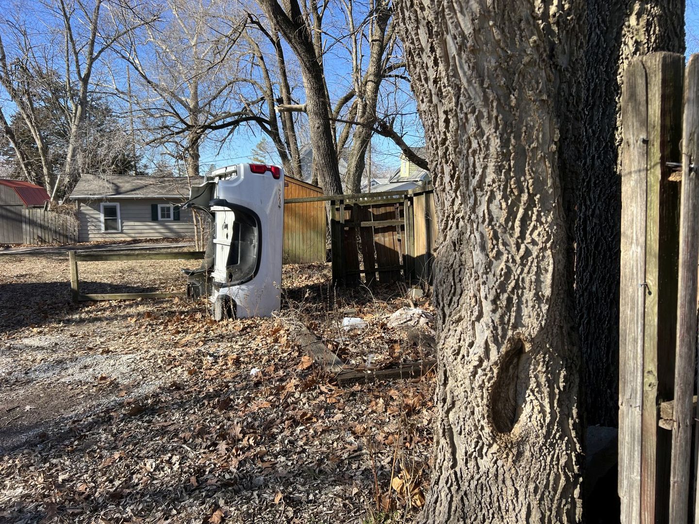 405 West Bissell Street Bloomington, IL 61701 - Photo 21 of 21 a backyard of a house with barbeque oven table and chairs
