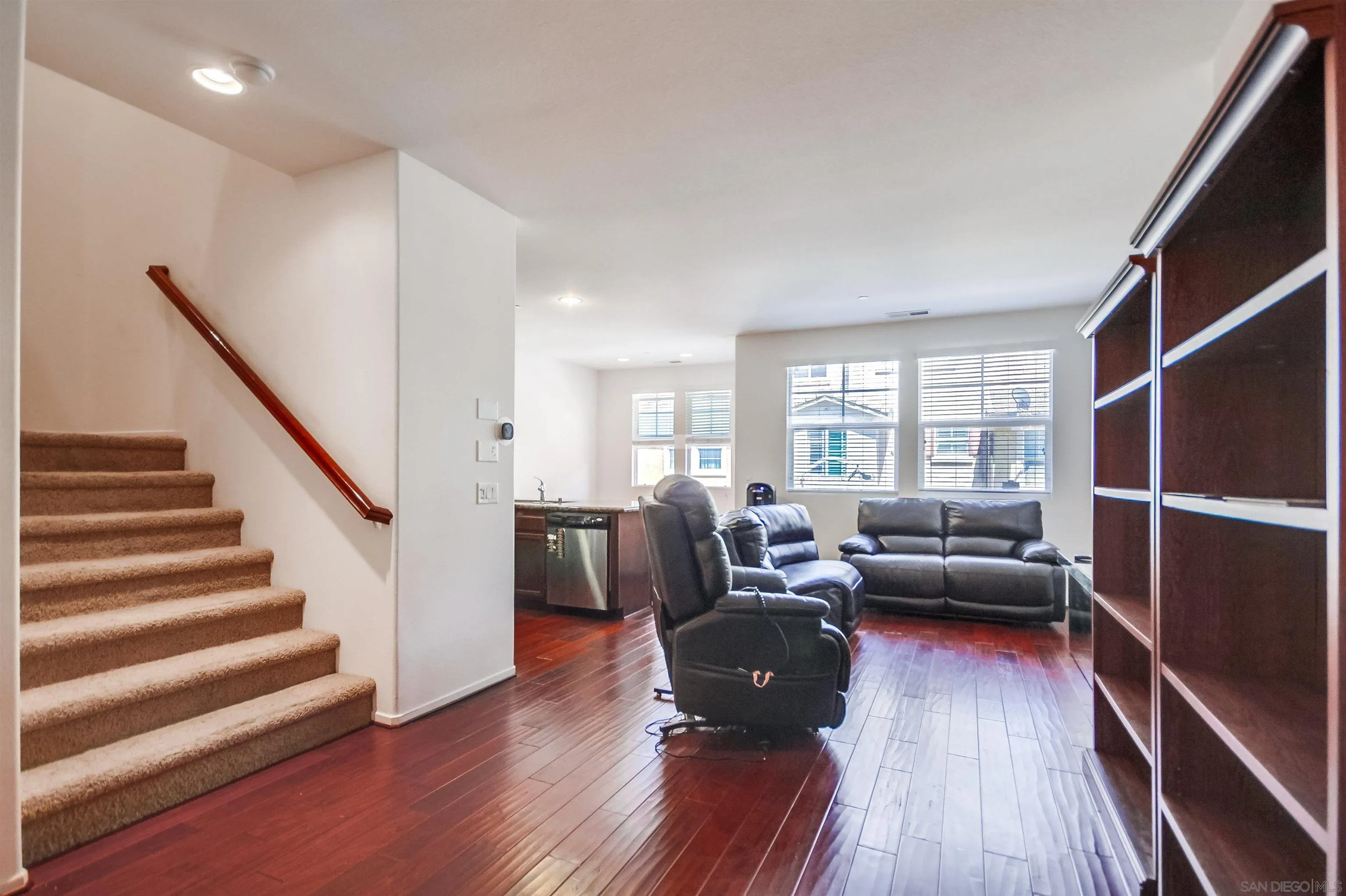 9810 Old Tree Lane Santee, CA 92071 - Photo 9 of 37 a living room with furniture and hard wood flooring