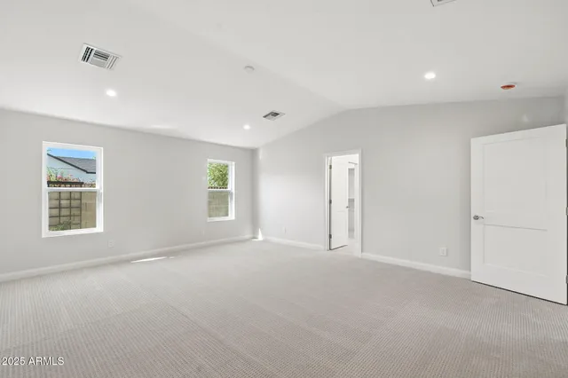 a view of an empty room