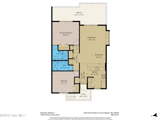 $450,000 | 1108 Sand Dollar Court, Kure Beach, NC 28449