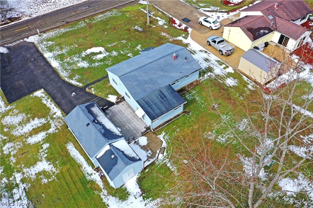 878 Ridge Road Vienna, OH 44473 - Photo 5 of 50 View of snowy aerial view