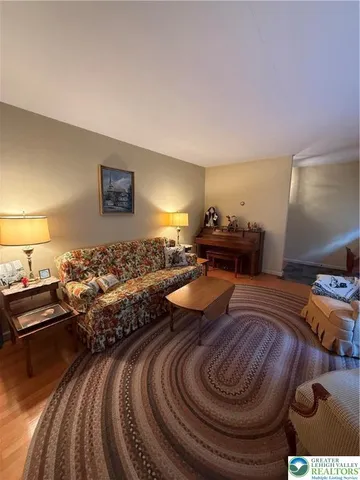 an empty room with closet area