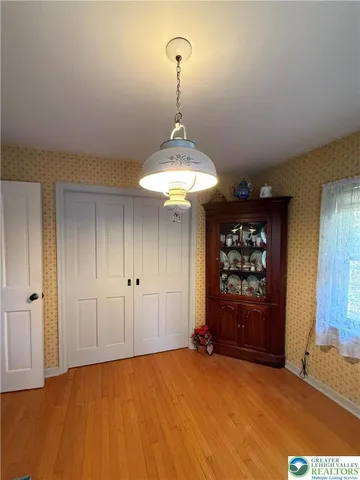 a bathroom with a window