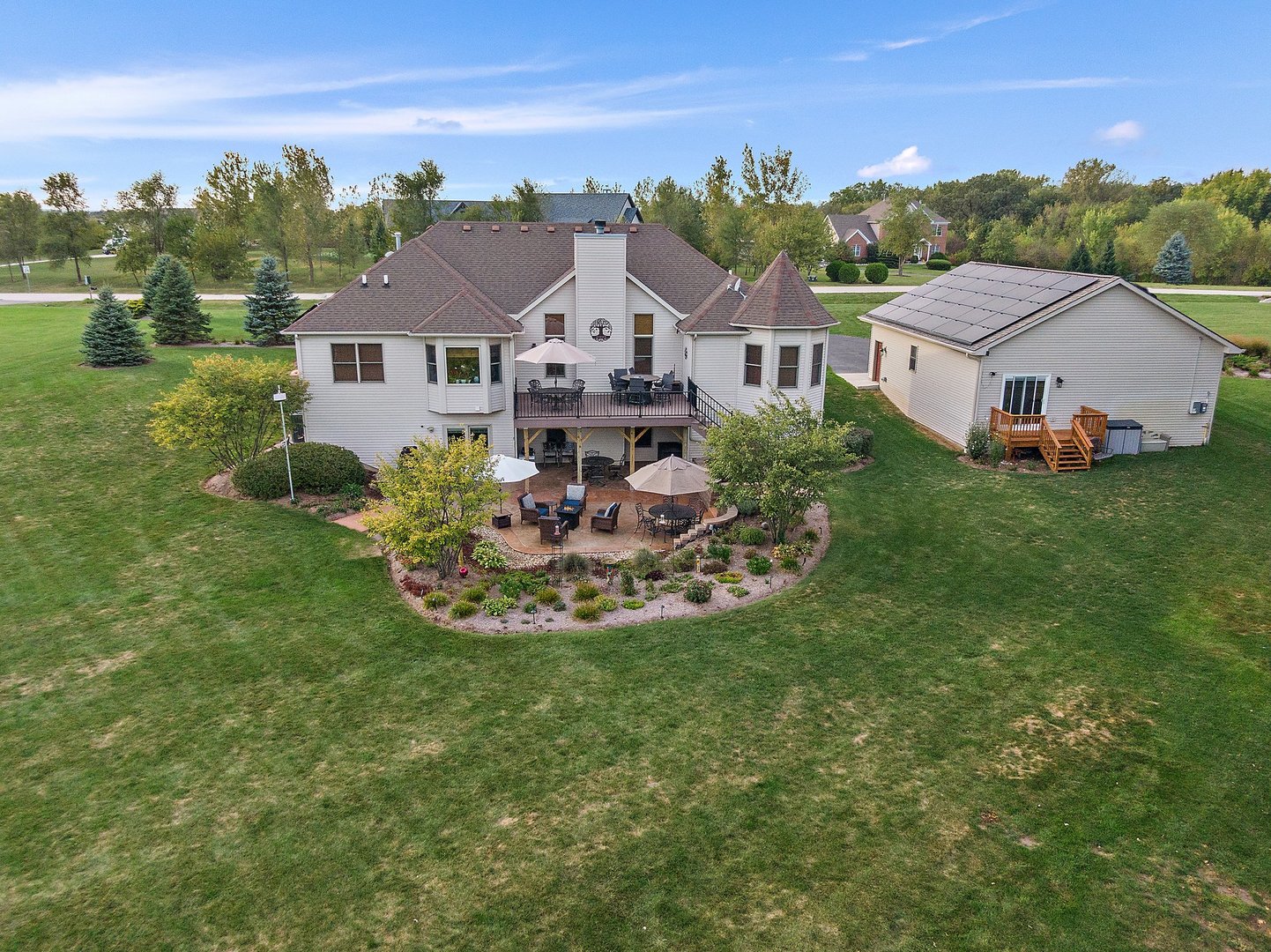 8908 South Hill Road Marengo, IL 60152 - Photo 30 of 53 a view of a house with a big yard