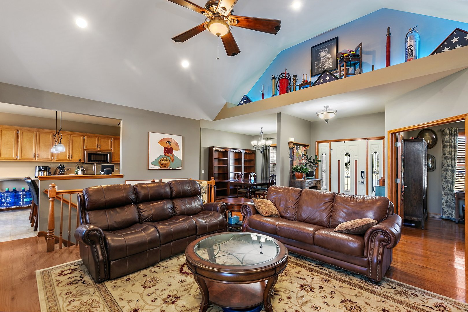8908 South Hill Road Marengo, IL 60152 - Photo 35 of 53 a living room with furniture and a large window