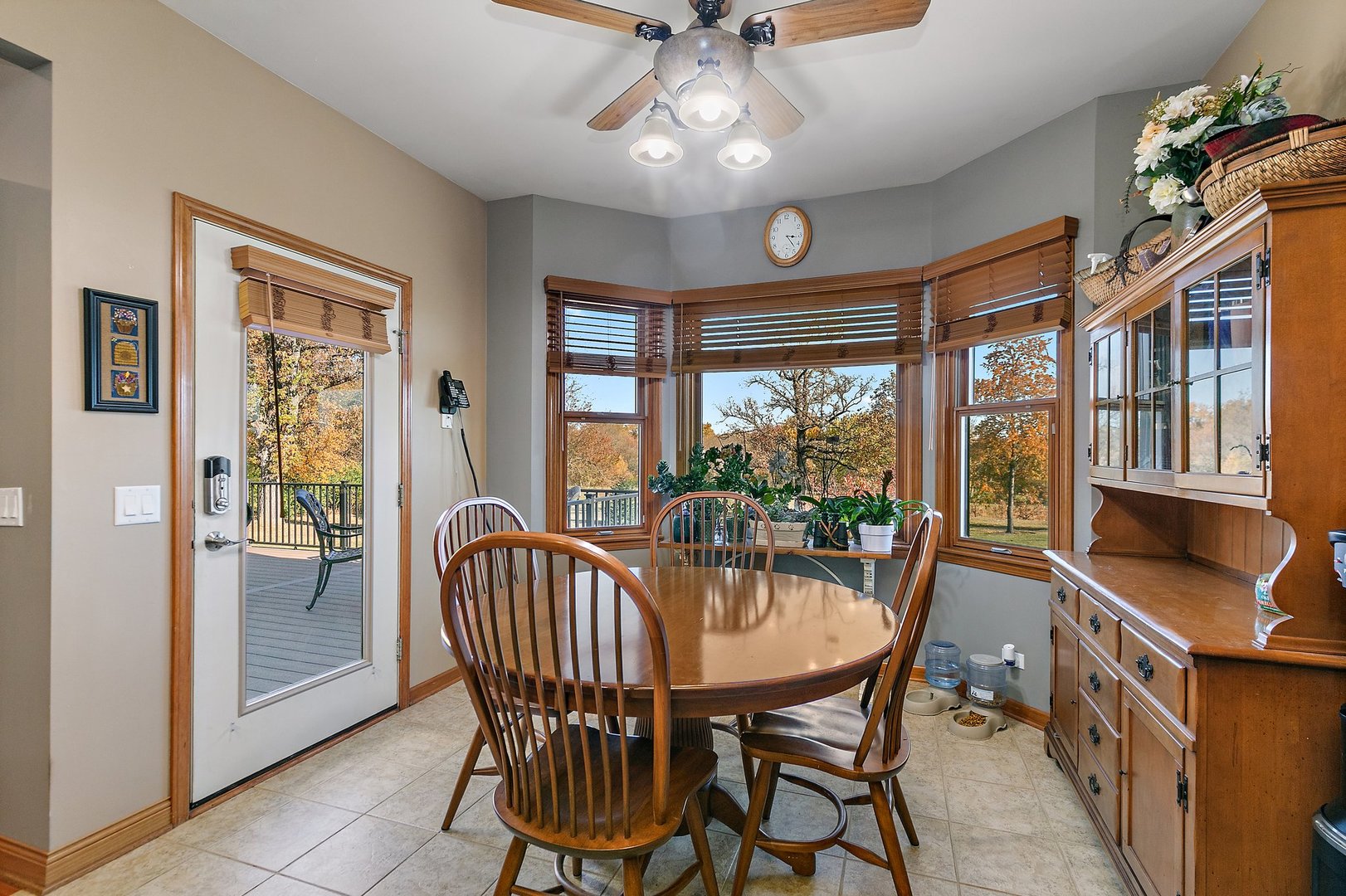 8908 South Hill Road Marengo, IL 60152 - Photo 40 of 53 a view of a dining room with furniture window and outside view
