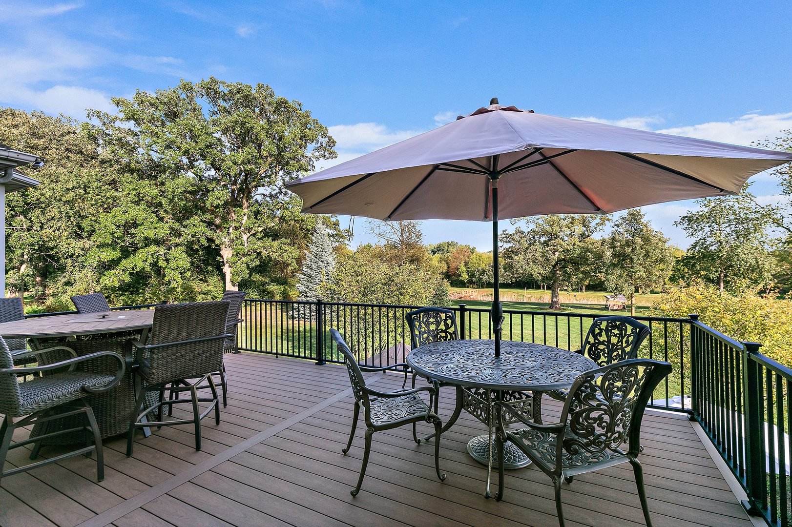 8908 South Hill Road Marengo, IL 60152 - Photo 4 of 53 a view of balcony with furniture and wooden floor