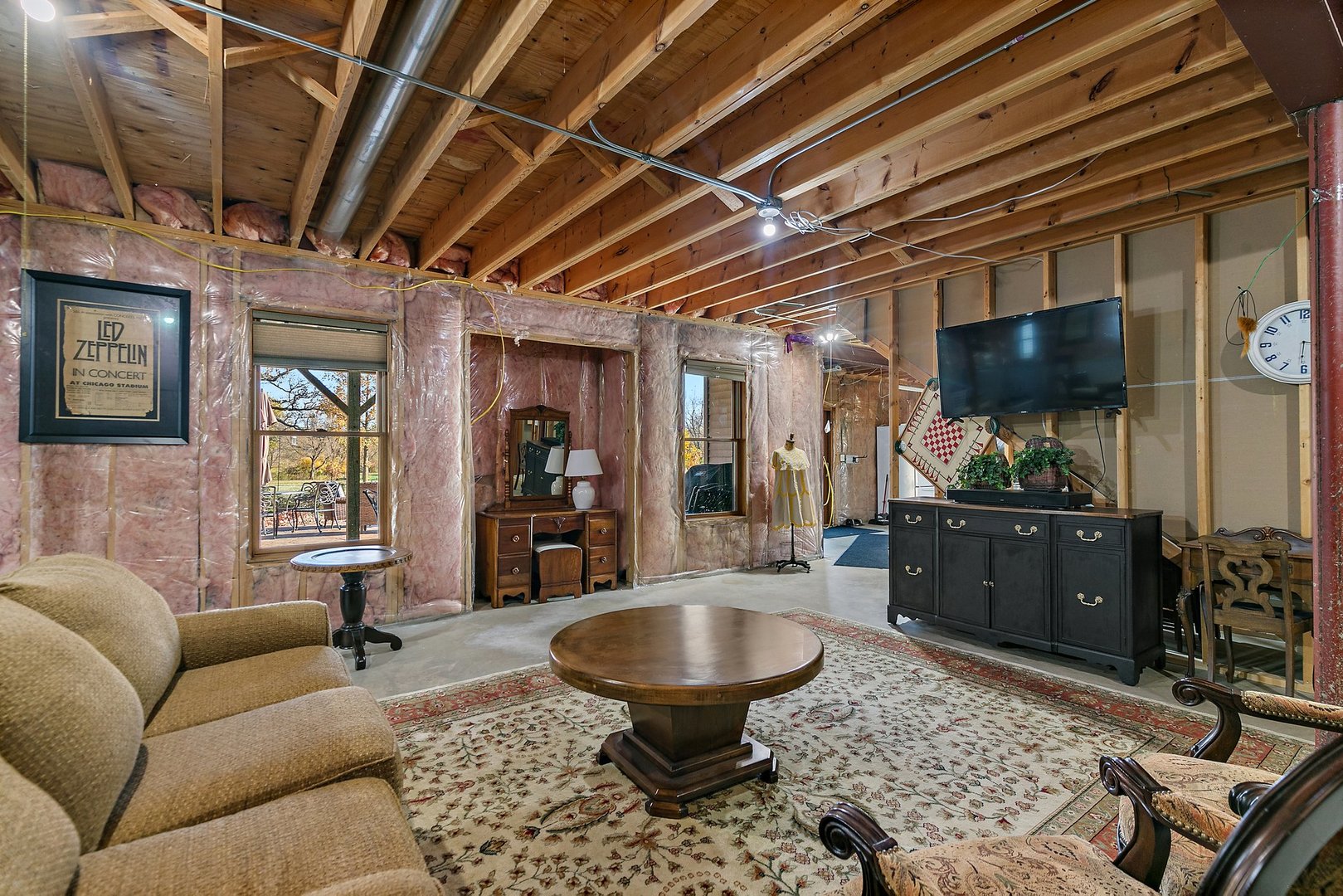 8908 South Hill Road Marengo, IL 60152 - Photo 52 of 53 a living room with furniture and a flat screen tv