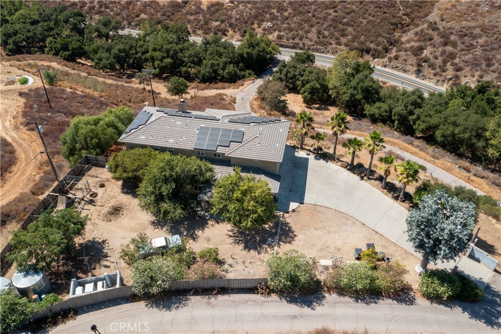 19075 Caesar Drive Ramona, CA 92065 - Photo 5 of 75 an aerial view of a house with a yard and lake view