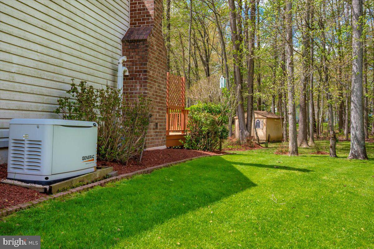 1402 Partridge Lane Bowie, MD 20721 - Photo 46 of 56 a view of a backyard with plants and large trees