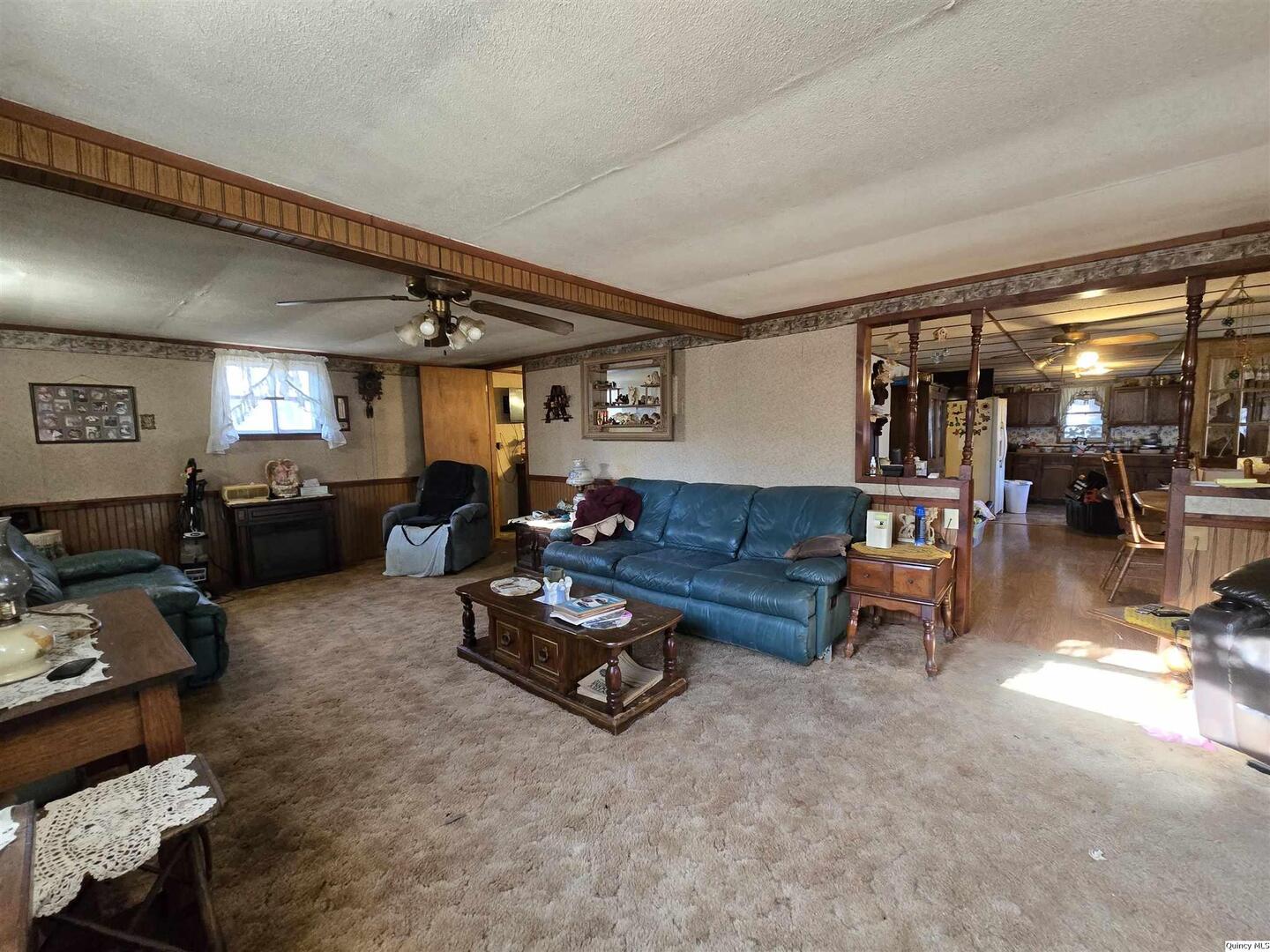 2219 North 1350th Avenue Camp Point, IL 62320 - Photo 2 of 16 a living room with furniture a table and chairs