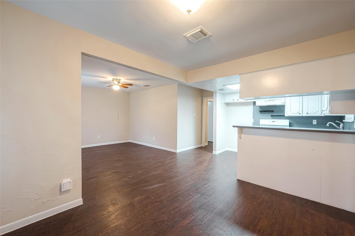 1447 Willow Rock Road Houston, TX 77088 - Photo 11 of 37 a view of kitchen with wooden floor