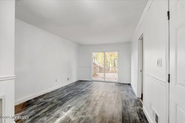 wooden floor in an empty room
