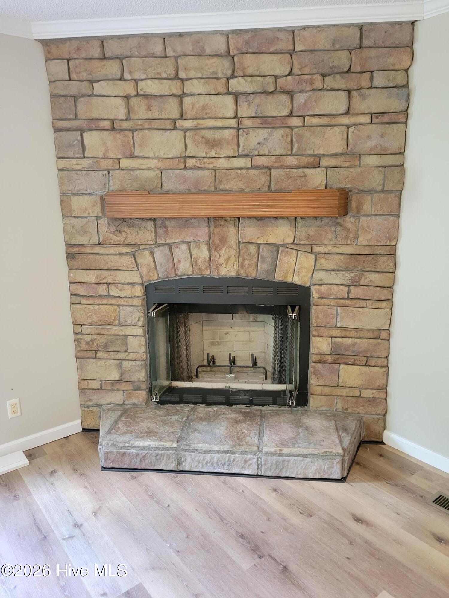 367 Battleground Road Atkinson, NC 28421 - Photo 4 of 14 fireplace