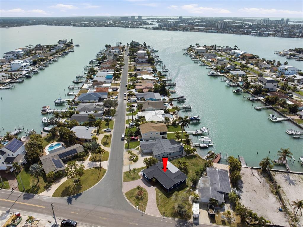 785 115th Avenue Treasure Island, FL 33706 - Photo 44 of 46 an aerial view of a city with lake view
