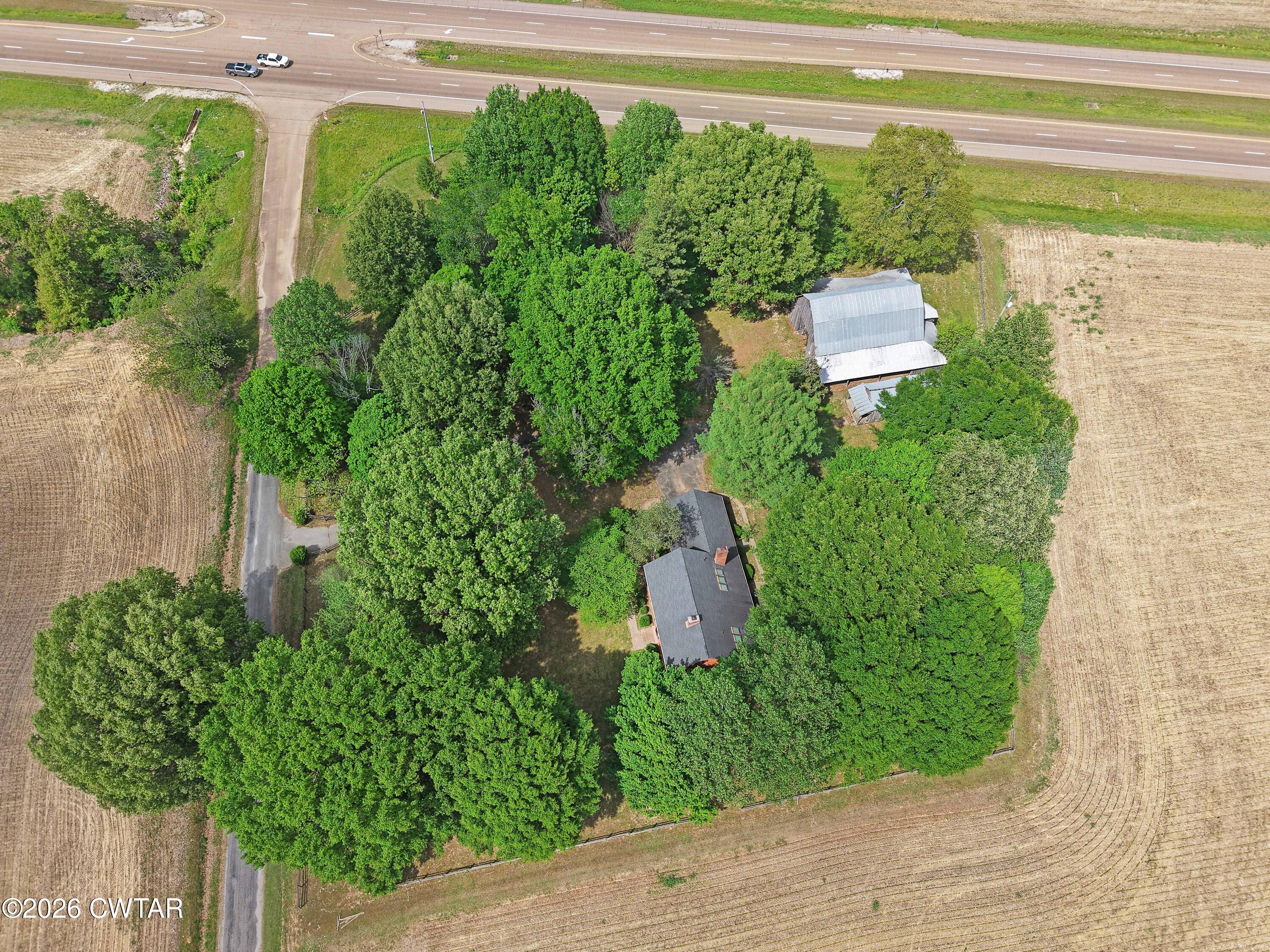 405 Neil Sherrod Road Bells, TN 38006 - Photo 2 of 31 Aerial