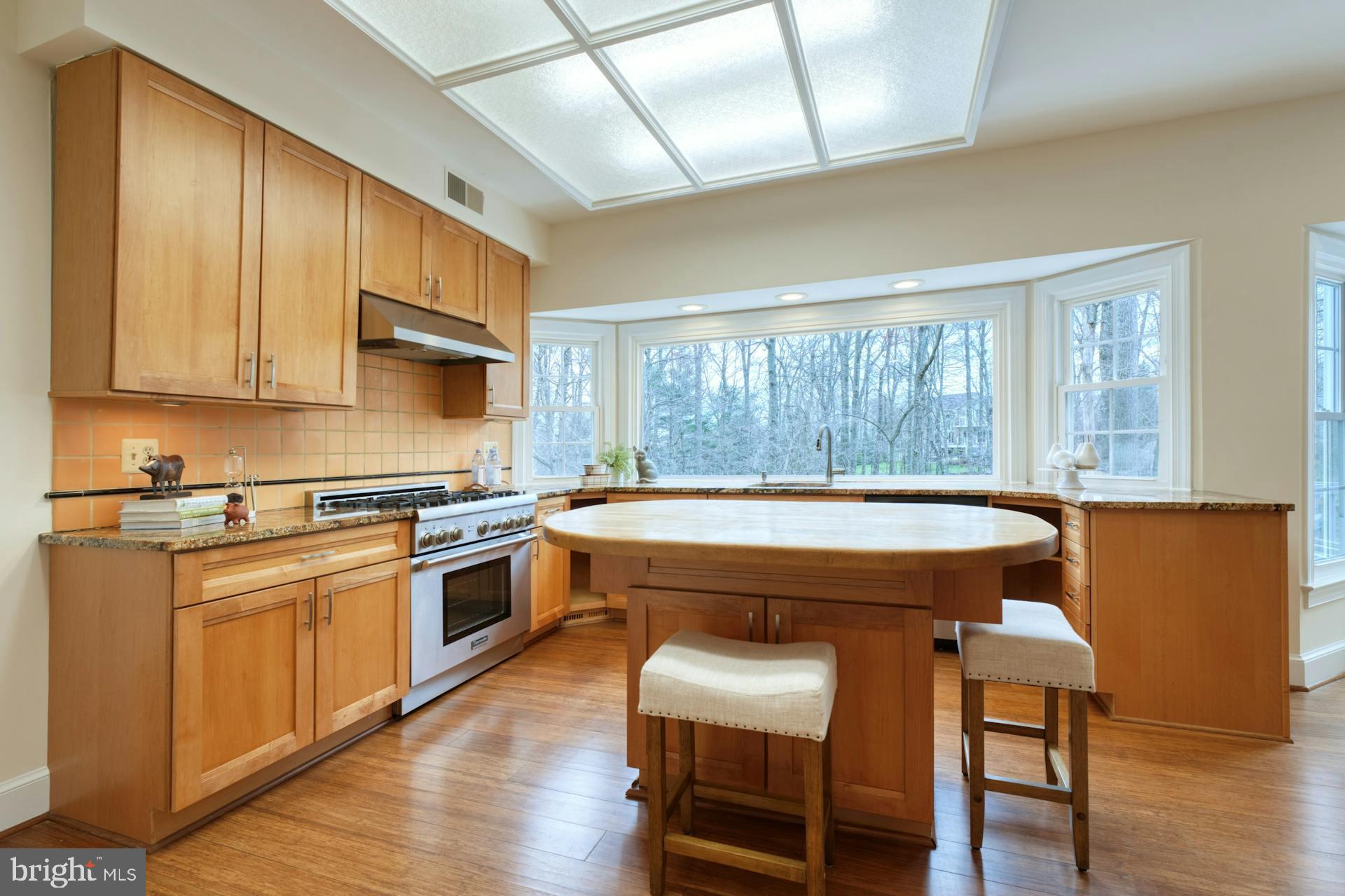 11263 Center Harbor Road Reston, VA 20194 - Photo 8 of 71 Chef's kitchen w/ 6-burner gas stove and granite.