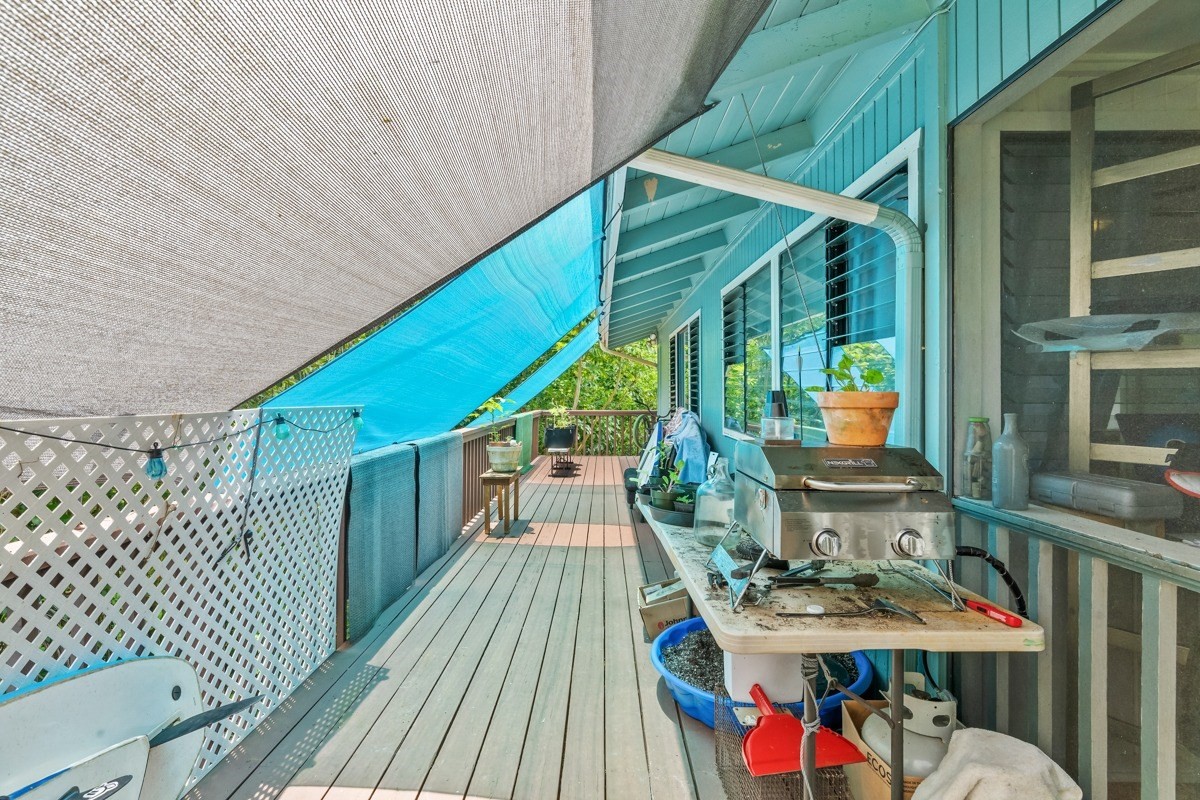 6384 Makana Road, Unit 2 Kapaa, HI 96746 - Photo 12 of 25 a view of balcony with furniture and outdoor seating