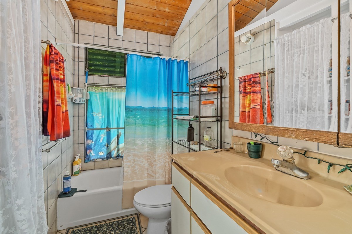 6384 Makana Road, Unit 2 Kapaa, HI 96746 - Photo 6 of 25 a bathroom with a sink toilet and shower