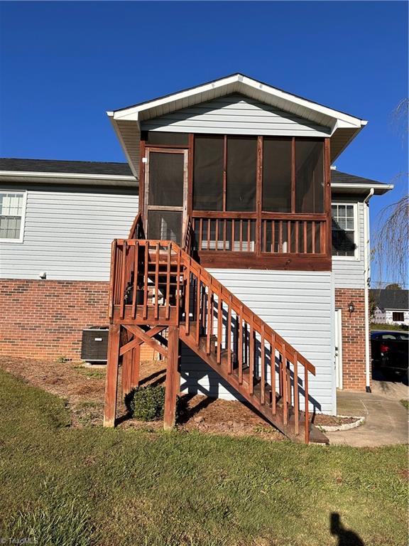 3557 Clingman Road Ronda, NC 28670 - Photo 3 of 43 Screened in porch on back of house