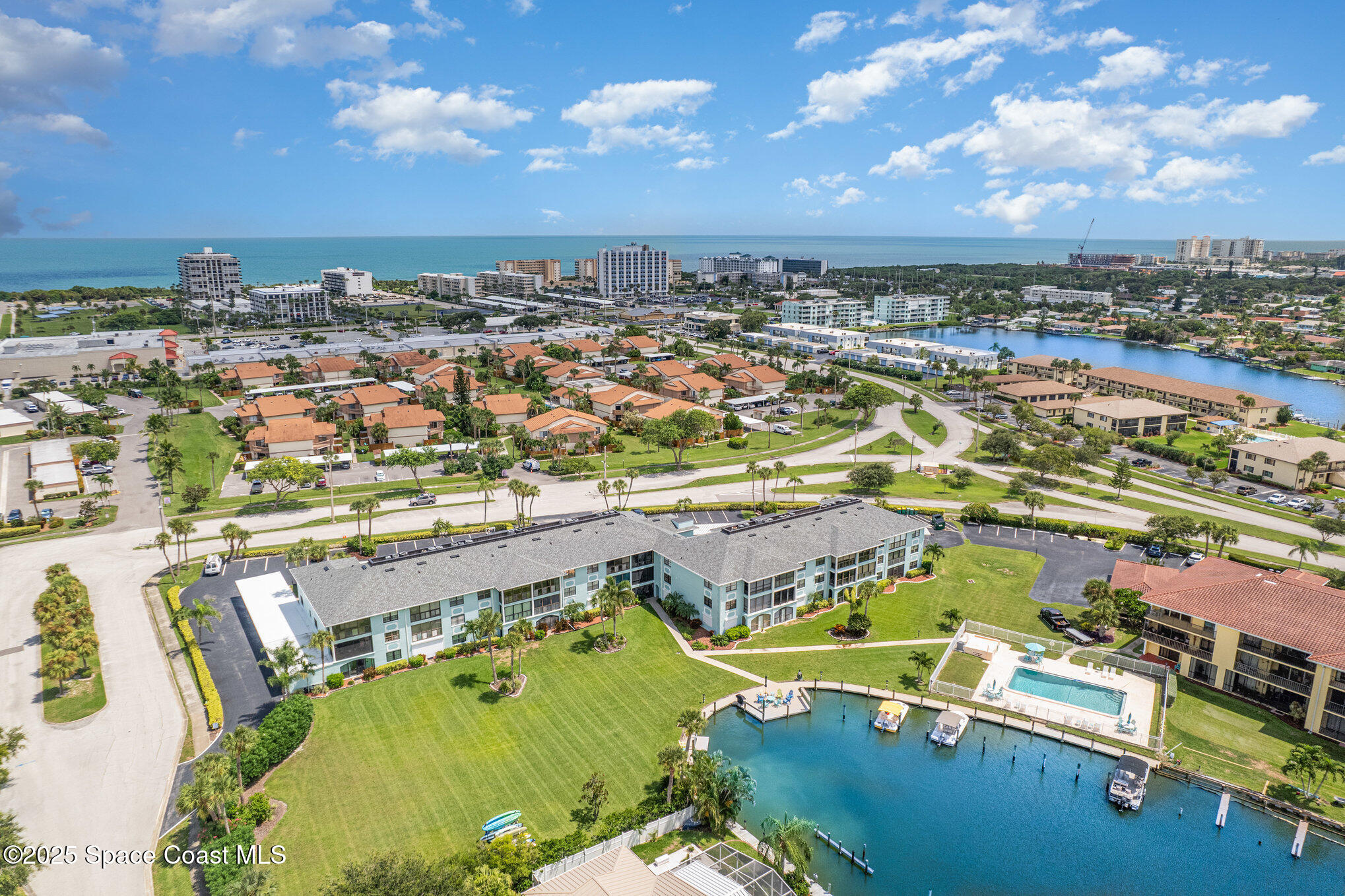 1999 South Banana River Boulevard, Unit 313 Cocoa Beach, FL 32931 - Photo 22 of 24 an aerial view of a city