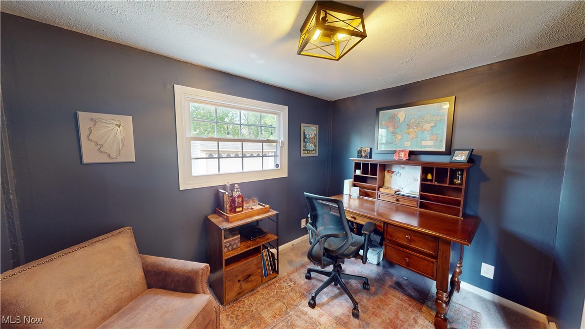 2412 Charney Road Cleveland, OH 44118 - Photo 13 of 48 Office featuring a textured ceiling