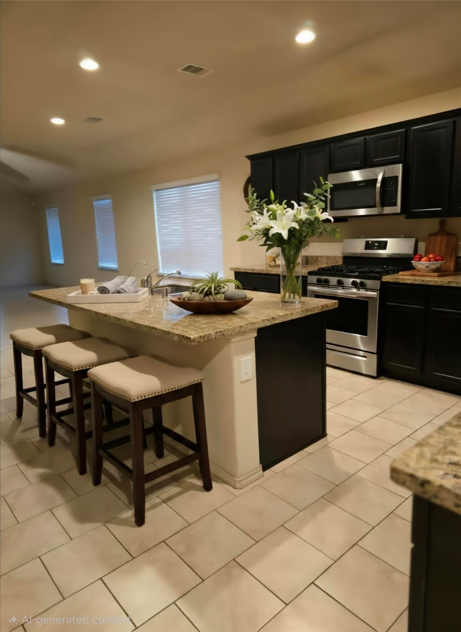 2703 Baldy Road Spring, TX 77373 - Photo 7 of 24 spacious kitchen with island & breakfast bar