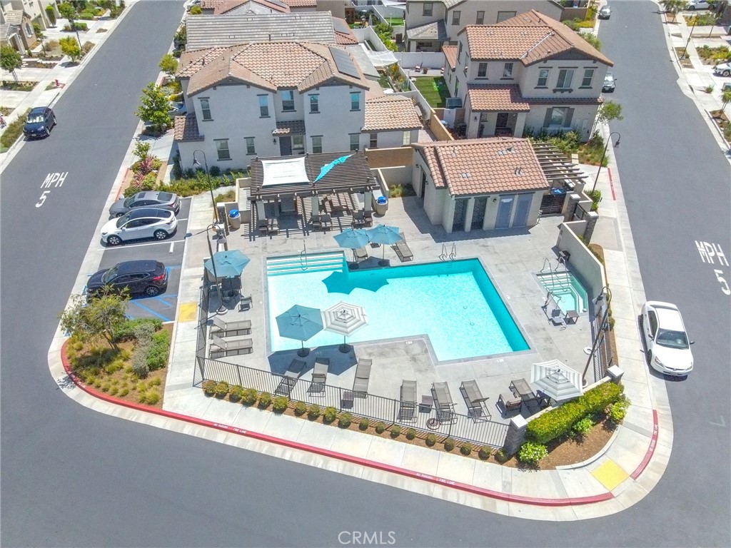 981 Rodeo Road Pomona, CA 91766 - Photo 43 of 47 an aerial view of a house with swimming pool