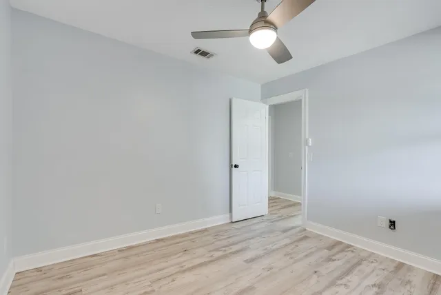 wooden floor in an empty room
