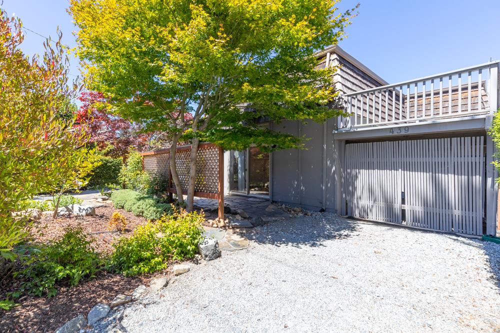 439 Cliff Drive Aptos, CA 95003 - Photo 28 of 29 a backyard of a house with yard and outdoor seating