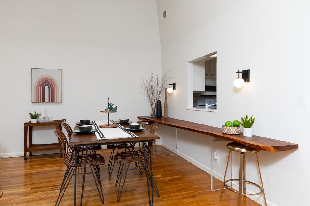 439 Cliff Drive Aptos, CA 95003 - Photo 7 of 29 a dining room with furniture and wooden floor