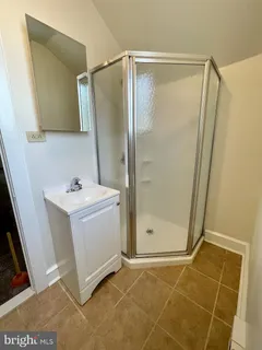 a view of a room with an empty space