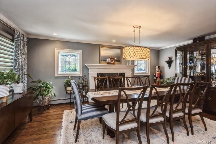 330 Private Road East Patchogue, NY 11772 - Photo 14 of 42 a view of a dining room with furniture and front door