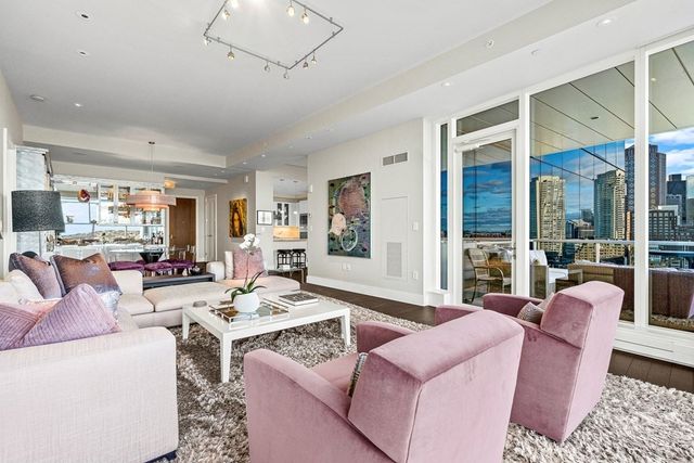 a view of a balcony with chairs