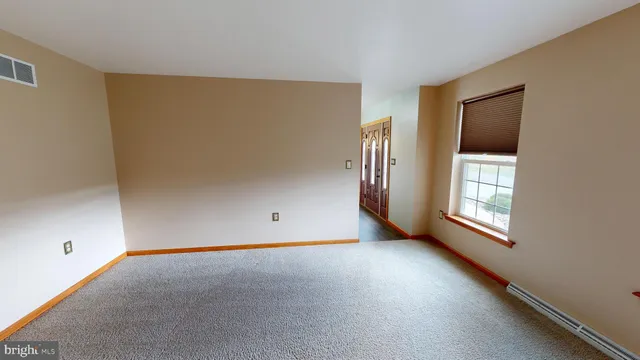 a view of a balcony with ocean